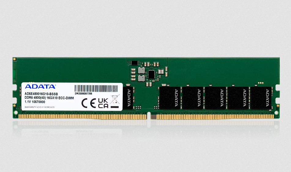  威剛工控DDR5 ECC U-DIMM